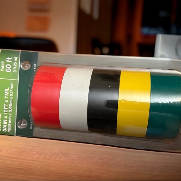 5 Rolls Duck Tape, Multiple Colors - 60 feet  5 ct, .75” x 12ft x 7 mil per roll - Picture 5 of 5